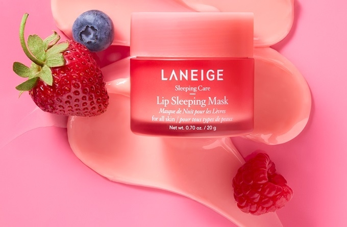 '라네즈 립 슬리핑 마스크(Berry)'.