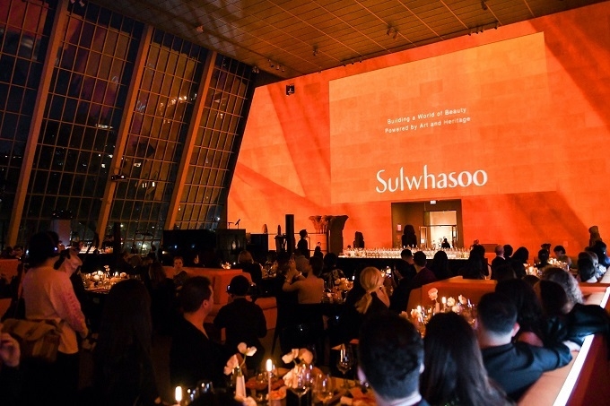 설화수 나이트 앳 더 메트(Sulwhasoo Night at The Met) 행사장 전경(사진제공-Hanna Kim 및 BFA)
